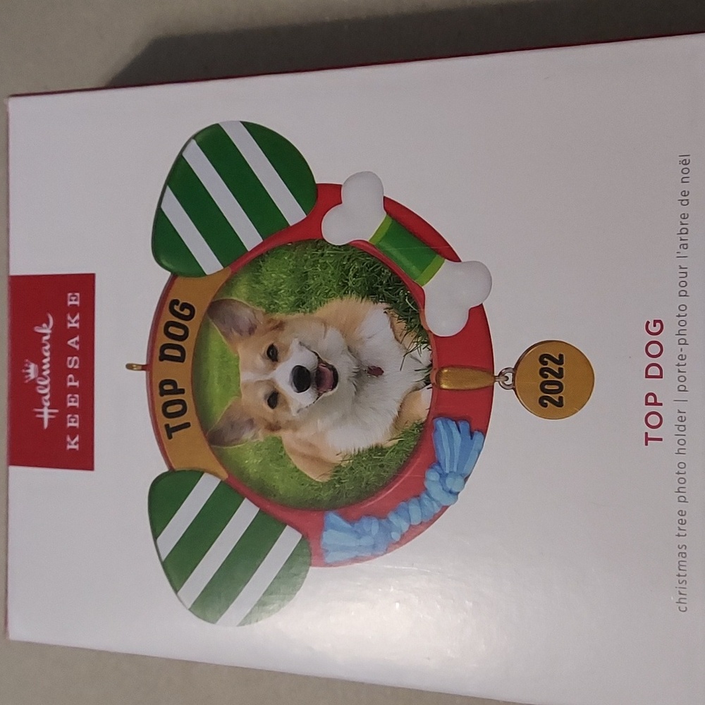 Nwt NEW IN BOX Hallmark KEEPSAKE TOP DOG 2022 Christmas photo holder